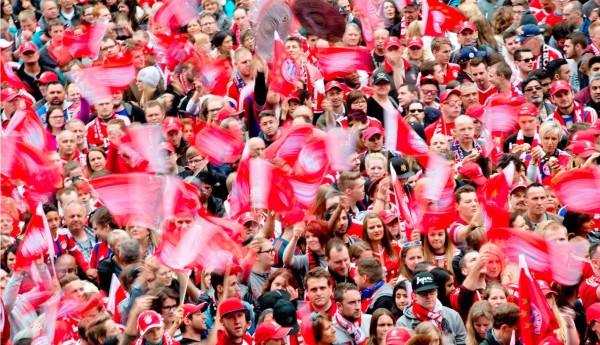 Bayern Múnich celebra título de Bundesliga
